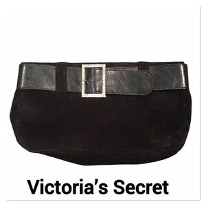 VICTORIA’S SECRET Y2K Black Velvet Clutch